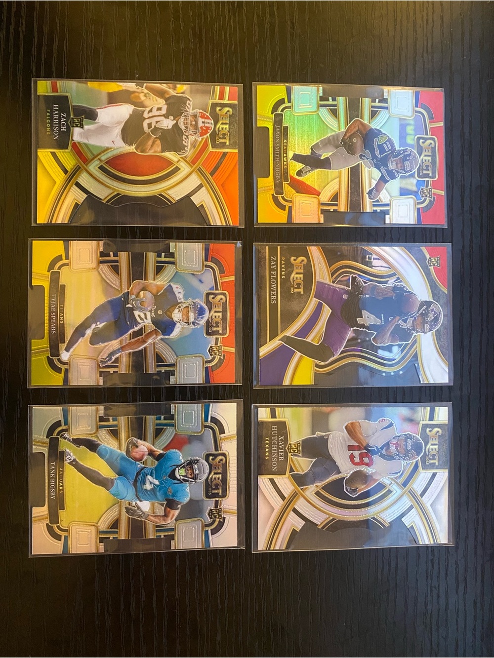 2023 Select football Die-Cut Rookie Lot